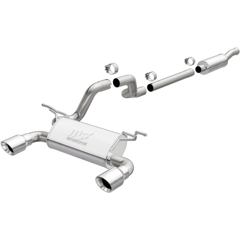 MagnaFlow 2018-2025 Jeep Wrangler Série Route Cat-Back Système d'Échappement Performance