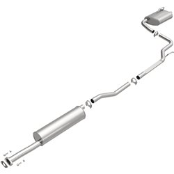 BRExhaust 2002-2006 Nissan Altima 2.5L Ajustement Direct Système d'Échappement de Remplacement