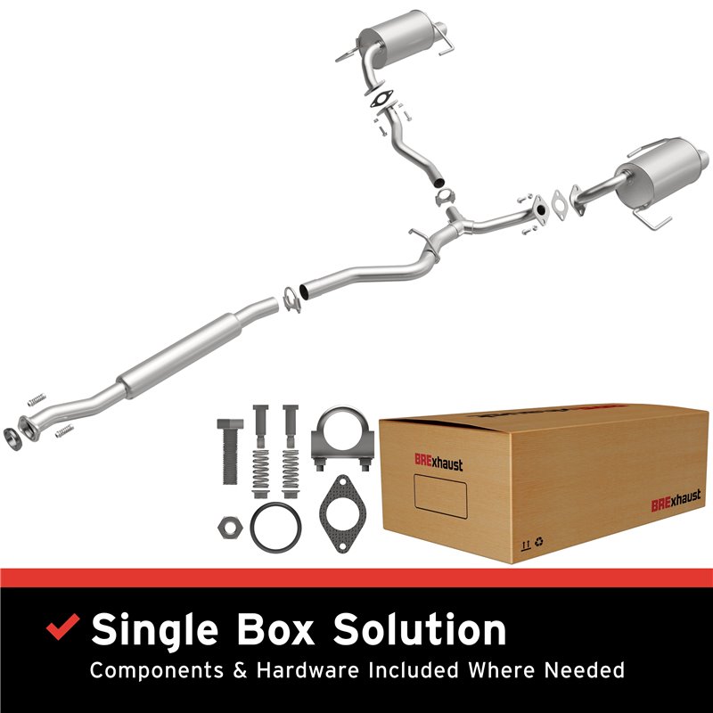 BRExhaust 2005-2009 Subaru Legacy 2.5L Ajustement Direct Système d'Échappement de Remplacement