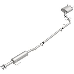 BRExhaust 2007-2011 Toyota Camry Ajustement Direct Système d'Échappement de Remplacement