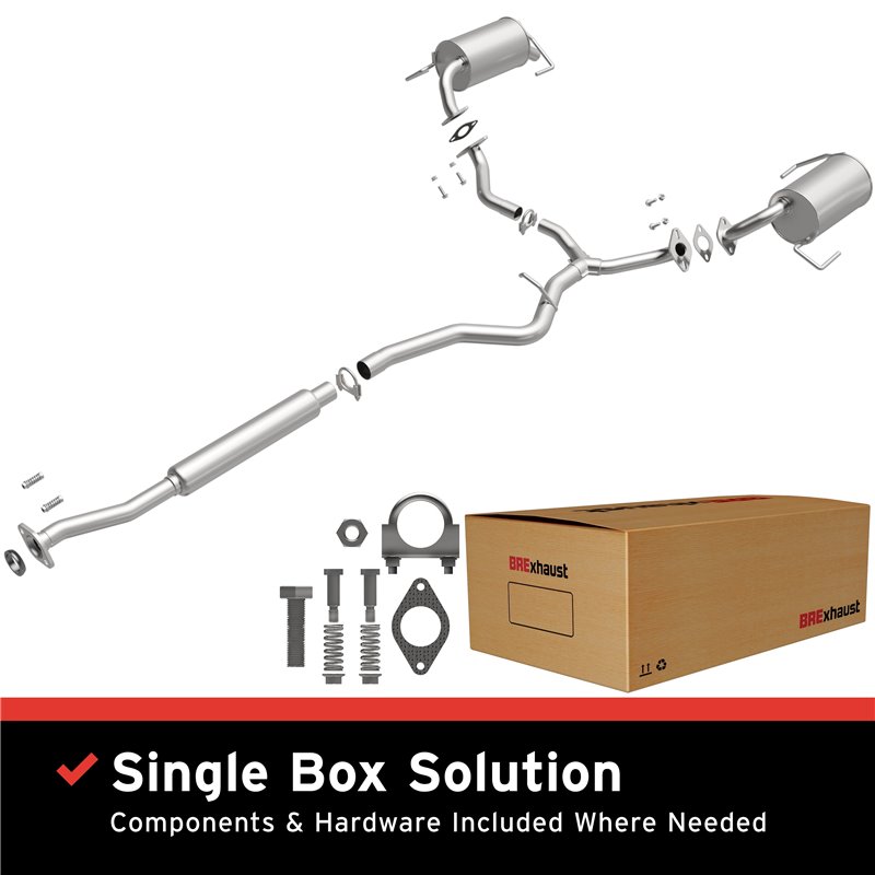 BRExhaust 2005-2005 Subaru Outback 2.5L Ajustement Direct Système d'Échappement de Remplacement