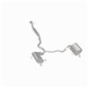 BRExhaust 2005-2005 Subaru Outback 2.5L Ajustement Direct Système d'Échappement de Remplacement