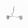 BRExhaust 2005-2005 Subaru Outback 2.5L Ajustement Direct Système d'Échappement de Remplacement