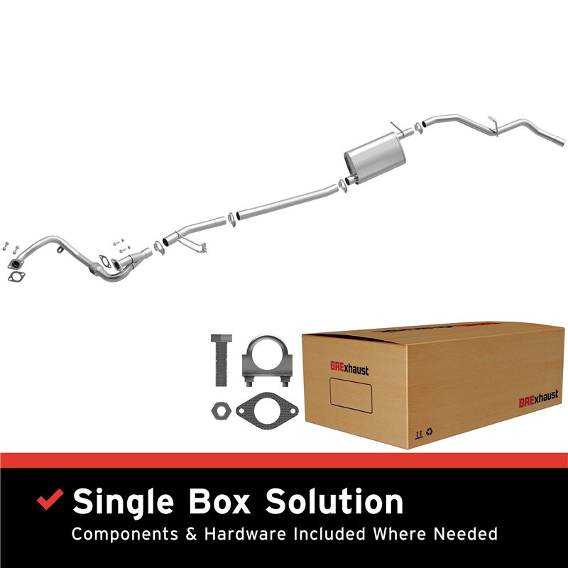 BRExhaust 2003-2004 Nissan Frontier 3.3L Ajustement Direct Système d'Échappement de Remplacement