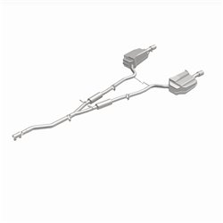 BRExhaust 2005-2008 Audi A4 Quattro 2.0L Ajustement Direct Système d'Échappement de Remplacement