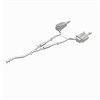 BRExhaust 2005-2008 Audi A4 Quattro 2.0L Ajustement Direct Système d'Échappement de Remplacement