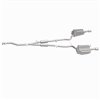 BRExhaust 2005-2008 Audi A4 Quattro 2.0L Ajustement Direct Système d'Échappement de Remplacement