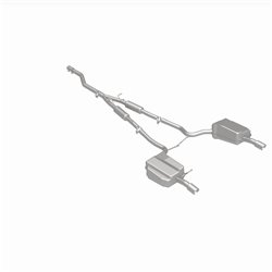 BRExhaust 2005-2008 Audi A4 Quattro 2.0L Ajustement Direct Système d'Échappement de Remplacement
