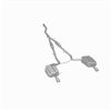 BRExhaust 2005-2008 Audi A4 Quattro 2.0L Ajustement Direct Système d'Échappement de Remplacement