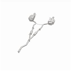 BRExhaust 2005-2008 Audi A4 Quattro 2.0L Ajustement Direct Système d'Échappement de Remplacement