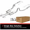 BRExhaust 1994-1998 Ford Mustang Ajustement Direct Système d'Échappement de Remplacement