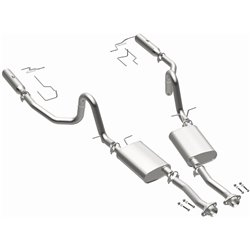 BRExhaust 1994-1998 Ford Mustang Ajustement Direct Système d'Échappement de Remplacement