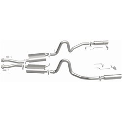 BRExhaust 1994-1998 Ford Mustang Ajustement Direct Système d'Échappement de Remplacement