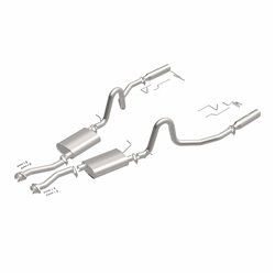 BRExhaust 1994-1998 Ford Mustang Ajustement Direct Système d'Échappement de Remplacement