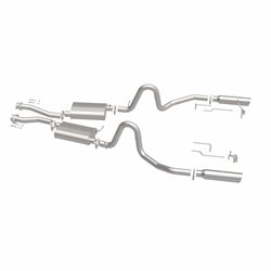 BRExhaust 1994-1998 Ford Mustang Ajustement Direct Système d'Échappement de Remplacement