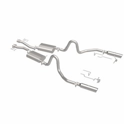 BRExhaust 1994-1998 Ford Mustang Ajustement Direct Système d'Échappement de Remplacement