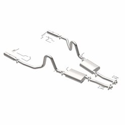 BRExhaust 1994-1998 Ford Mustang Ajustement Direct Système d'Échappement de Remplacement