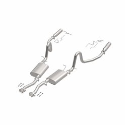 BRExhaust 1994-1998 Ford Mustang Ajustement Direct Système d'Échappement de Remplacement