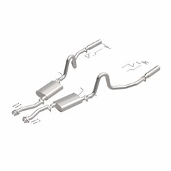 BRExhaust 1994-1998 Ford Mustang Ajustement Direct Système d'Échappement de Remplacement