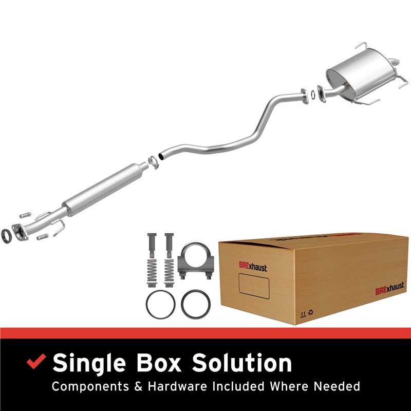 BRExhaust 2009-2014 Nissan Cube 1.8L Ajustement Direct Système d'Échappement de Remplacement