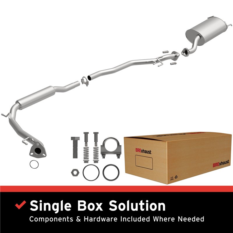 BRExhaust 2007-2008 Honda Fit 1.5L Ajustement Direct Système d'Échappement de Remplacement
