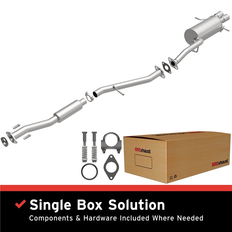 BRExhaust 2002-2004 Subaru Impreza 2.0L Ajustement Direct Système d'Échappement de Remplacement