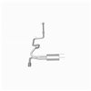 BRExhaust 2010-2013 Mazda 3 2.0L Ajustement Direct Système d'Échappement de Remplacement