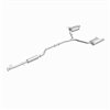 BRExhaust 2008-2012 Honda Accord 3.5L Ajustement Direct Système d'Échappement de Remplacement