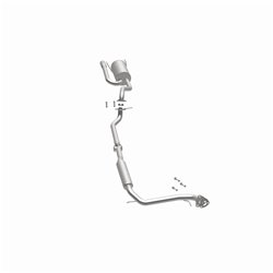 BRExhaust 2009-2013 Honda Fit 1.5L Ajustement Direct Système d'Échappement de Remplacement
