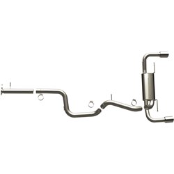 MagnaFlow 2010-2013 Mazda 3 Série Route Cat-Back Système d'Échappement Performance