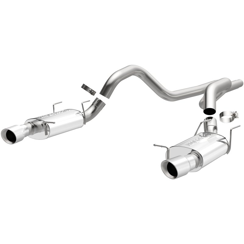 MagnaFlow 2011-2012 Ford Mustang Série Route Cat-Back Système d'Échappement Performance
