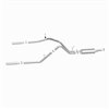 MagnaFlow 2004-2005 Dodge Ram 1500 Série Route Cat-Back Système d'Échappement Performance
