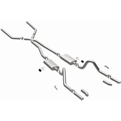 MagnaFlow 1967-1970 Ford Mustang Série Route Crossmember-Back Système d'Échappement Performance