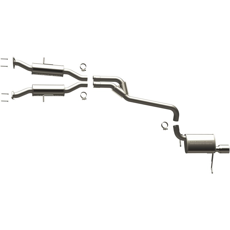 MagnaFlow 2011-2013 Jeep Grand Cherokee Série Route Cat-Back Système d'Échappement Performance