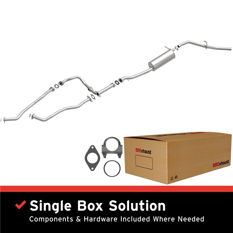 BRExhaust 1999-2000 Nissan Frontier 3.3L Ajustement Direct Système d'Échappement de Remplacement