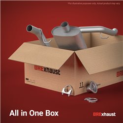 BRExhaust 2016-2021 Honda Civic 1.5L Ajustement Direct Kit Silencieux