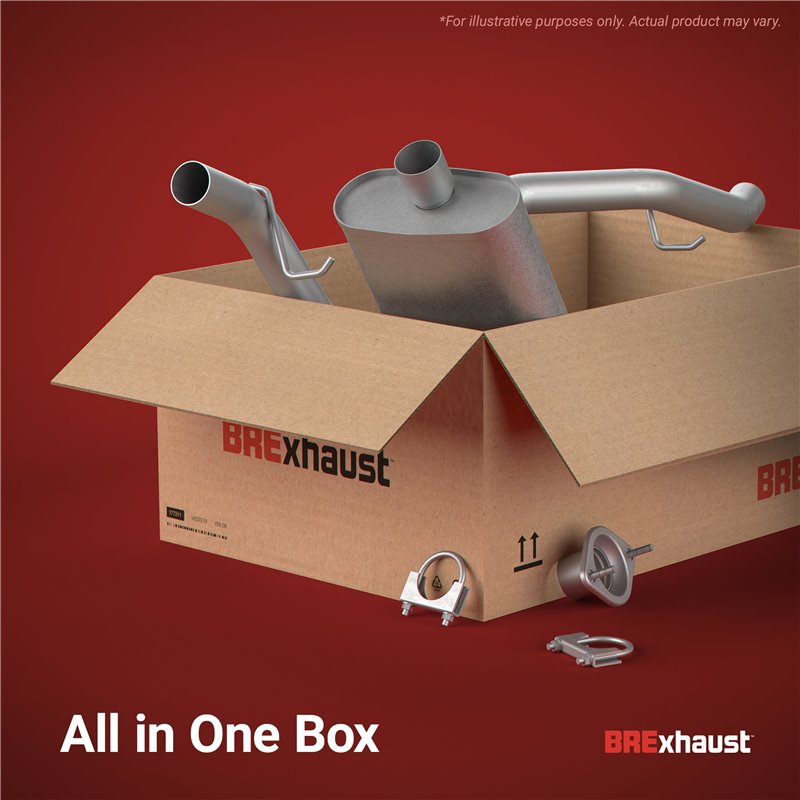 BRExhaust 2014-2018 Ford Transit Connect 2.5L Ajustement Direct Système d'Échappement de Remplacement